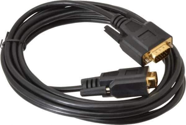 Tripp-Lite - 10' Long, HD15/HD15 Computer Cable - Black, Male x Male - USA Tool & Supply