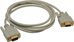 Tripp-Lite - 6' Long, DB9/DB9 Computer Cable - Gray, Male x Female - USA Tool & Supply