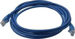 Tripp-Lite - Cat5e, 1 Wire, 350 MHz, Unshielded Network & Ethernet Cable - Blue, PVC, 10' OAL - USA Tool & Supply