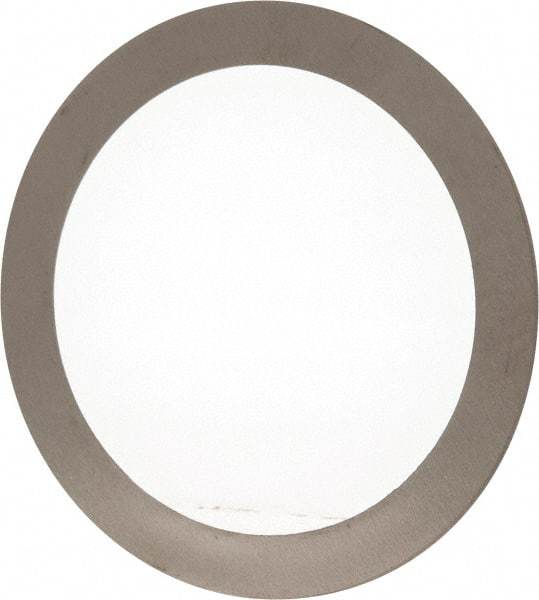 Made in USA - 0.1mm Thick, 35mm Inside x 45mm OD, Round Shim - Uncoated 302/304 Stainless Steel - USA Tool & Supply