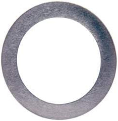 Made in USA - 0.2mm Thick, 16mm Inside x 22mm OD, Round Shim - 9/16" Screw, Uncoated 302/304 Stainless Steel - USA Tool & Supply