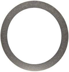 Made in USA - 0.2mm Thick, 40mm Inside x 50mm OD, Round Shim - Uncoated 302/304 Stainless Steel - USA Tool & Supply