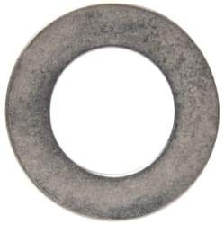 Made in USA - 0.3mm Thick, 8mm Inside x 14mm OD, Round Shim - 1/4" Screw, Uncoated 302/304 Stainless Steel - USA Tool & Supply
