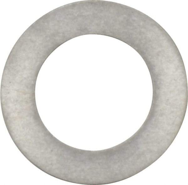 Made in USA - 0.3mm Thick, 10mm Inside x 16mm OD, Round Shim - 3/8" Screw, Uncoated 302/304 Stainless Steel - USA Tool & Supply