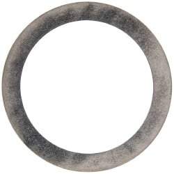 Made in USA - 0.3mm Thick, 35mm Inside x 45mm OD, Round Shim - Uncoated 302/304 Stainless Steel - USA Tool & Supply