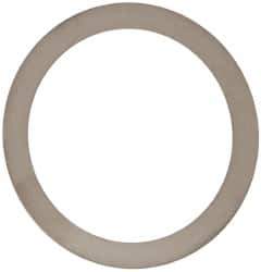 Made in USA - 0.3mm Thick, 40mm Inside x 50mm OD, Round Shim - Uncoated 302/304 Stainless Steel - USA Tool & Supply