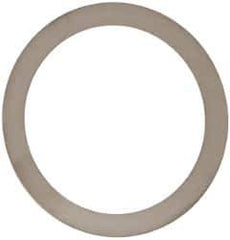 Made in USA - 0.3mm Thick, 40mm Inside x 50mm OD, Round Shim - Uncoated 302/304 Stainless Steel - USA Tool & Supply