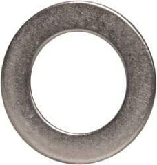 Made in USA - 0.51mm Thick, 10mm Inside x 16mm OD, Round Shim - 5/16" Screw, Uncoated 302/304 Stainless Steel - USA Tool & Supply