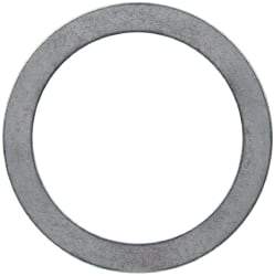 Made in USA - 0.51mm Thick, 35mm Inside x 45mm OD, Round Shim - Uncoated 302/304 Stainless Steel - USA Tool & Supply