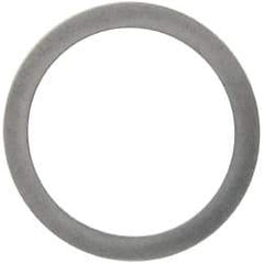 Made in USA - 0.51mm Thick, 40mm Inside x 50mm OD, Round Shim - Uncoated 302/304 Stainless Steel - USA Tool & Supply