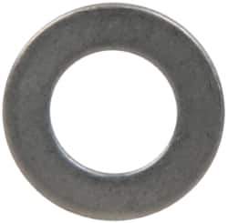 Made in USA - 1mm Thick, 8mm Inside x 14mm OD, Round Shim - 1/4" Screw, Uncoated 302/304 Stainless Steel - USA Tool & Supply