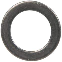 Made in USA - 1mm Thick, 12mm Inside x 18mm OD, Round Shim - 7/16" Screw, Uncoated 302/304 Stainless Steel - USA Tool & Supply