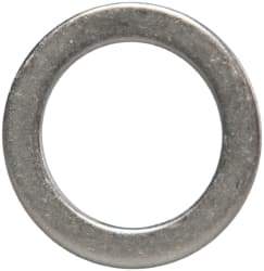 Made in USA - 1mm Thick, 14mm Inside x 20mm OD, Round Shim - 1/2" Screw, Uncoated 302/304 Stainless Steel - USA Tool & Supply