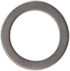 Made in USA - 1mm Thick, 20mm Inside x 28mm OD, Round Shim - 3/4" Screw, Uncoated 302/304 Stainless Steel - USA Tool & Supply