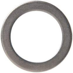 Made in USA - 1mm Thick, 20mm Inside x 28mm OD, Round Shim - 3/4" Screw, Uncoated 302/304 Stainless Steel - USA Tool & Supply