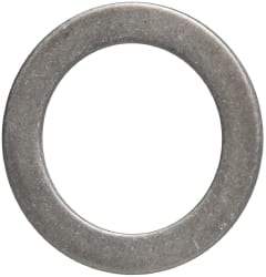 Made in USA - 1mm Thick, 25mm Inside x 36mm OD, Round Shim - 7/8" Screw, Uncoated 302/304 Stainless Steel - USA Tool & Supply