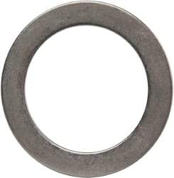 Made in USA - 0.039" Thick, 30mm Inside x 42mm OD, Round Shim - Uncoated 302/304 Stainless Steel - USA Tool & Supply