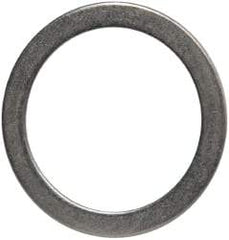 Made in USA - 0.039" Thick, 35mm Inside x 45.01mm OD, Round Shim - Uncoated 302/304 Stainless Steel - USA Tool & Supply