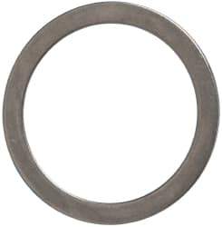 Made in USA - 0.039" Thick, 40mm Inside x 50mm OD, Round Shim - Uncoated 302/304 Stainless Steel - USA Tool & Supply