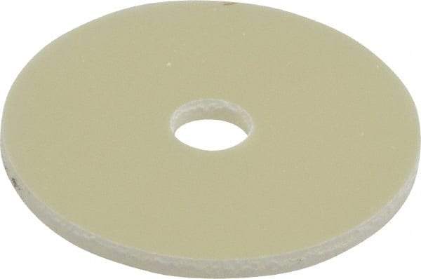 Made in USA - 3/8" Screw, Grade G10 Fiberglass Standard Flat Washer - 3/8" ID x 2" OD, 1/8" Thick, Plain Finish - USA Tool & Supply