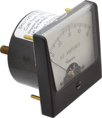 Simpson Electric - Analog, AC Ammeter, Panel Meter - 60 Hz, 0.001 Ohms at 60 Hz - USA Tool & Supply