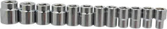 Blackhawk by Proto - 11 Piece 1/2" Drive Socket Set - 6 Points, 3/8" to 1" Range, Inch Measurement Standard - USA Tool & Supply