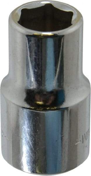 Blackhawk by Proto - 1/2" Drive, Standard Hand Socket - 6 Points, 1-1/2" OAL, Chrome Finish - USA Tool & Supply