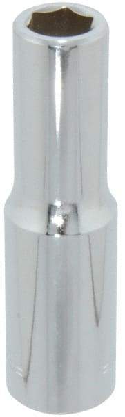 Blackhawk by Proto - 1/2" Drive, Deep Hand Socket - 6 Points, 3-3/32" OAL, Chrome Finish - USA Tool & Supply