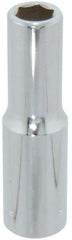 Blackhawk by Proto - 1/2" Drive, Deep Hand Socket - 6 Points, 3-3/32" OAL, Chrome Finish - USA Tool & Supply