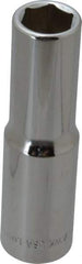 Blackhawk by Proto - 1/2" Drive, Deep Hand Socket - 6 Points, 3-9/32" OAL, Chrome Finish - USA Tool & Supply