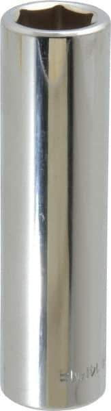 Blackhawk by Proto - 1/2" Drive, Deep Hand Socket - 6 Points, 3-3/32" OAL, Chrome Finish - USA Tool & Supply