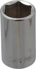 Blackhawk by Proto - 5/8", 1/2" Drive, Standard Hand Socket - 6 Points, 1-1/2" OAL, Chrome Finish - USA Tool & Supply