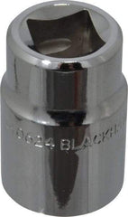 Blackhawk by Proto - 3/4", 1/2" Drive, Standard Hand Socket - 6 Points, 1-1/2" OAL, Chrome Finish - USA Tool & Supply