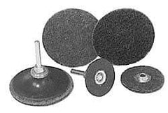 Superior Abrasives - 2" Disc Diam, Aluminum Oxide Quick Change Disc - Type S Attaching System, Nonwoven, Blue, Very Fine Grade, FD Series - USA Tool & Supply