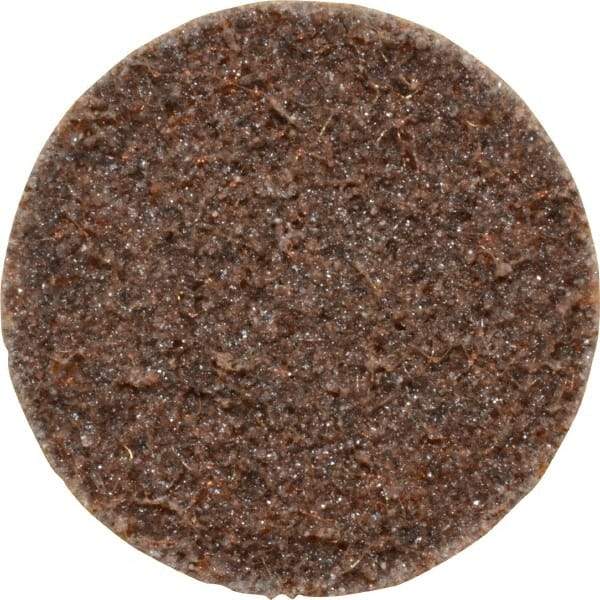 Superior Abrasives - 2" Disc Diam, Aluminum Oxide Quick Change Disc - Type R Attaching System, Nonwoven, Brown, Coarse Grade, FD Series - USA Tool & Supply