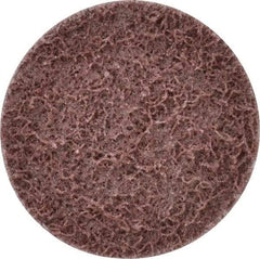 Superior Abrasives - 2" Disc Diam, Aluminum Oxide Quick Change Disc - Type R Attaching System, Nonwoven, Maroon, Medium Grade, FD Series - USA Tool & Supply