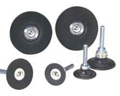 Standard Abrasives - 2" Diam Quick-Change Disc Backing Pad - 1/4" Shank Diam, Hard Density, 20,000 RPM, Lockit Compatible - USA Tool & Supply