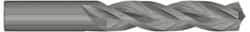Kennametal - 6.6mm 130° Solid Carbide Jobber Drill - Bright Finish, Right Hand Cut, Spiral Flute, Straight Shank, 91mm OAL, Standard Point - USA Tool & Supply