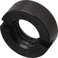 Sopko - 7/8" Diam Grinding Wheel Spindle Slotted Nut - 1/2-13 Thread Size, Right Handed, 5/16" Thick - USA Tool & Supply