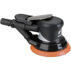 Dynabrade - 12,000 OPM, 18 CFM Air Consumption, Palm Air Orbital Sander - Round Pad, 1/4 NPT Inlet - USA Tool & Supply