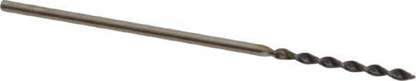 Accupro - #60 130° Cobalt Jobber Drill - TiAlN Finish, Right Hand Cut, Parabolic Flute, Straight Shank, 1-11/32" OAL, Split Point - USA Tool & Supply