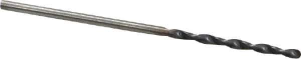 Accupro - #56 130° Cobalt Jobber Drill - TiAlN Finish, Right Hand Cut, Parabolic Flute, Straight Shank, 1-7/16" OAL, Split Point - USA Tool & Supply
