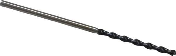 Accupro - #53 130° Cobalt Jobber Drill - TiAlN Finish, Right Hand Cut, Parabolic Flute, Straight Shank, 1-11/16" OAL, Split Point - USA Tool & Supply