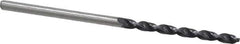 Accupro - #43 130° Cobalt Jobber Drill - TiAlN Finish, Right Hand Cut, Parabolic Flute, Straight Shank, 2-3/32" OAL, Split Point - USA Tool & Supply