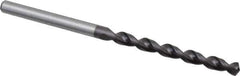 Accupro - 5/32" 130° Cobalt Jobber Drill - TiAlN Finish, Right Hand Cut, Parabolic Flute, Straight Shank, 2-15/16" OAL, Split Point - USA Tool & Supply