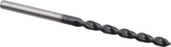 Accupro - #21 130° Cobalt Jobber Drill - TiAlN Finish, Right Hand Cut, Parabolic Flute, Straight Shank, 2-15/16" OAL, Split Point - USA Tool & Supply