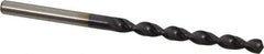 Accupro - 3/16" 130° Cobalt Jobber Drill - TiAlN Finish, Right Hand Cut, Parabolic Flute, Straight Shank, 3-3/8" OAL, Split Point - USA Tool & Supply
