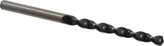 Accupro - #7 130° Cobalt Jobber Drill - TiAlN Finish, Right Hand Cut, Parabolic Flute, Straight Shank, 3-3/8" OAL, Split Point - USA Tool & Supply