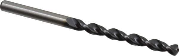 Accupro - #1 130° Cobalt Jobber Drill - TiAlN Finish, Right Hand Cut, Parabolic Flute, Straight Shank, 3-21/32" OAL, Split Point - USA Tool & Supply