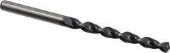 Accupro - #1 130° Cobalt Jobber Drill - TiAlN Finish, Right Hand Cut, Parabolic Flute, Straight Shank, 3-21/32" OAL, Split Point - USA Tool & Supply